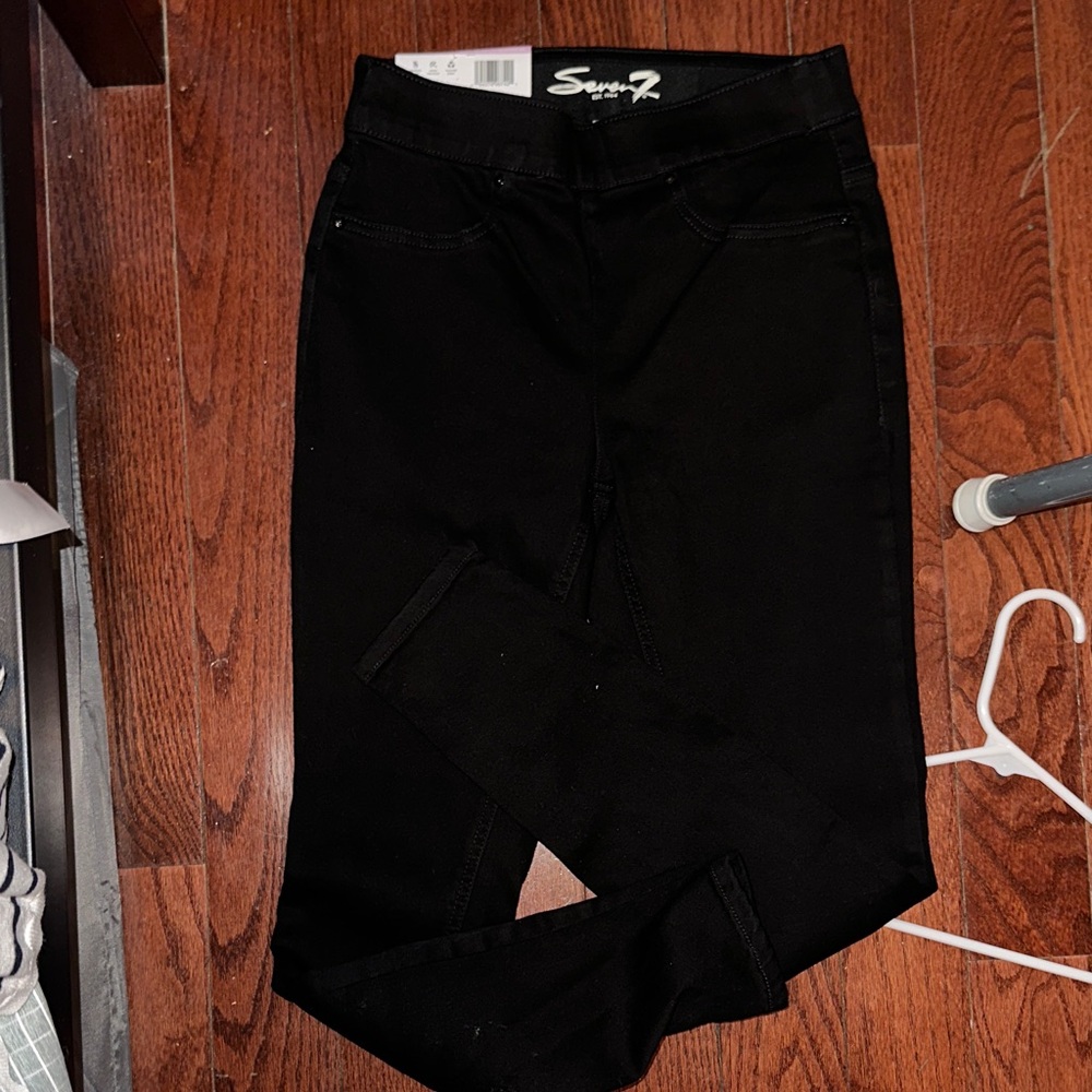 Seven7 Classic Black Denim Pants